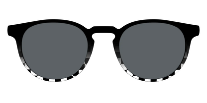 The Polarized Checkerboard Fade Sun Top