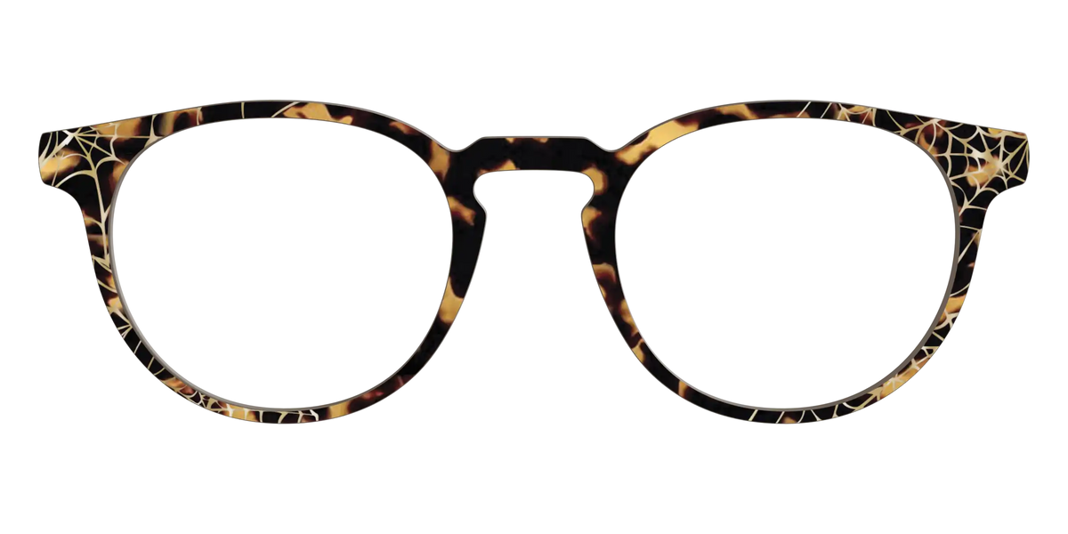 The Haunted Tortoise with Gold Foil Webs