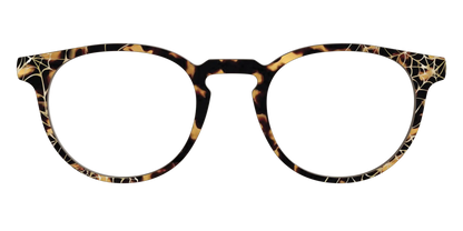 The Haunted Tortoise with Gold Foil Webs