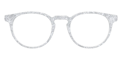 The Pale Gray Floral Lace