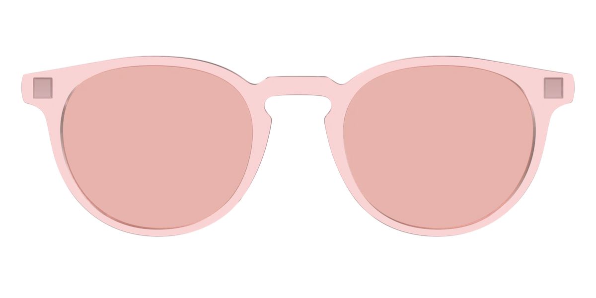 The Pink Crystal With Coral Pink lens