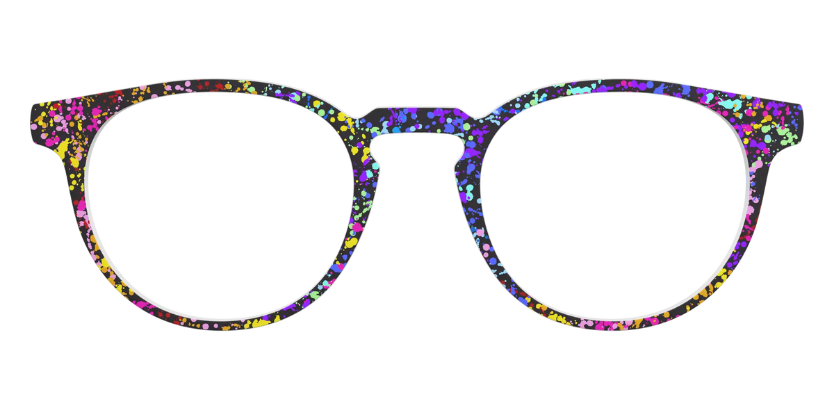 The Rainbow Splatter Black