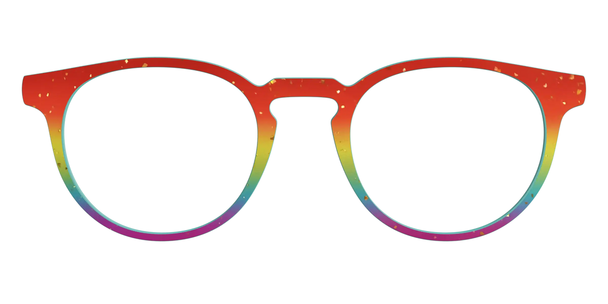 The Spectrum Gradient with Gold Flakes