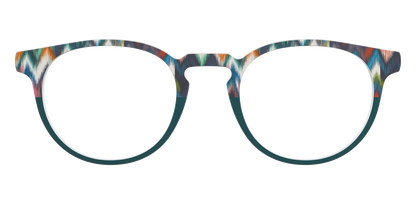 The Teal Ikat Split