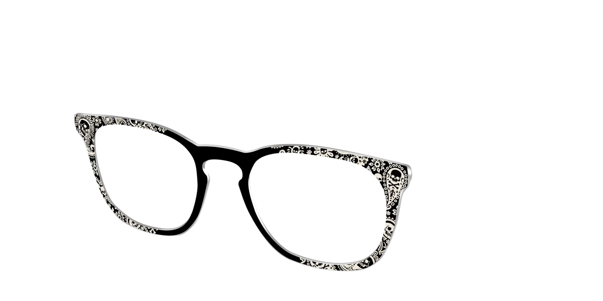 The Bone White Paisley