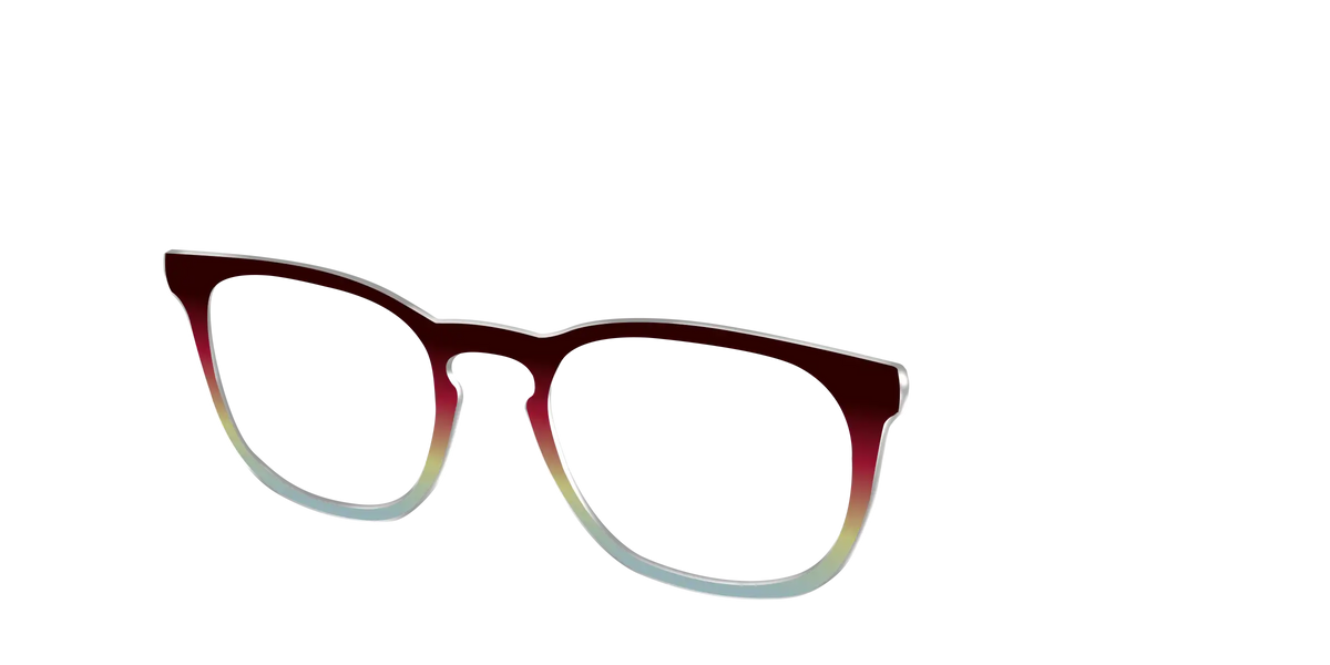 The Cherry to Frosted Mint Gradient