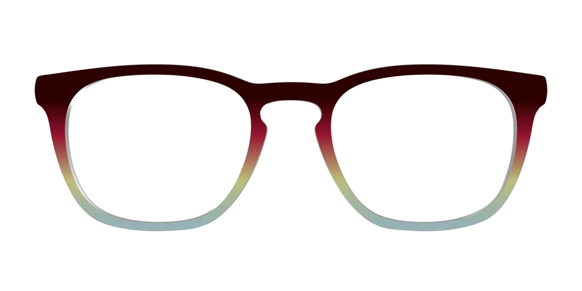 The Cherry to Frosted Mint Gradient
