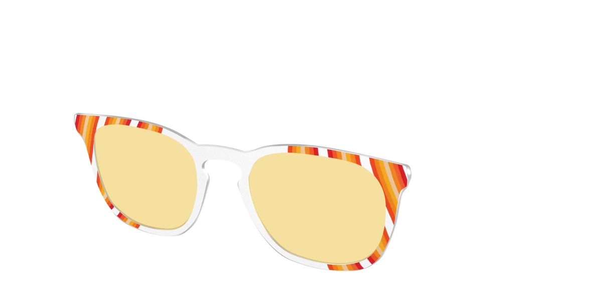 The Groovy Stripes with Citrine Yellow Lens