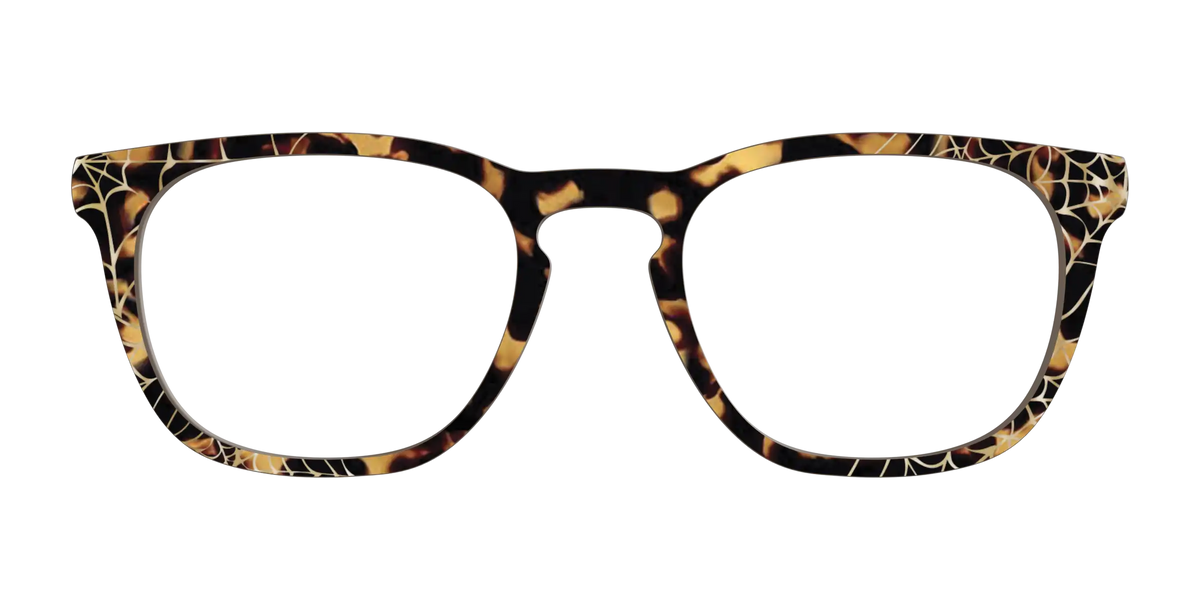 The Haunted Tortoise with Gold Foil Webs