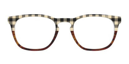The Ivory Plaid Wood Split