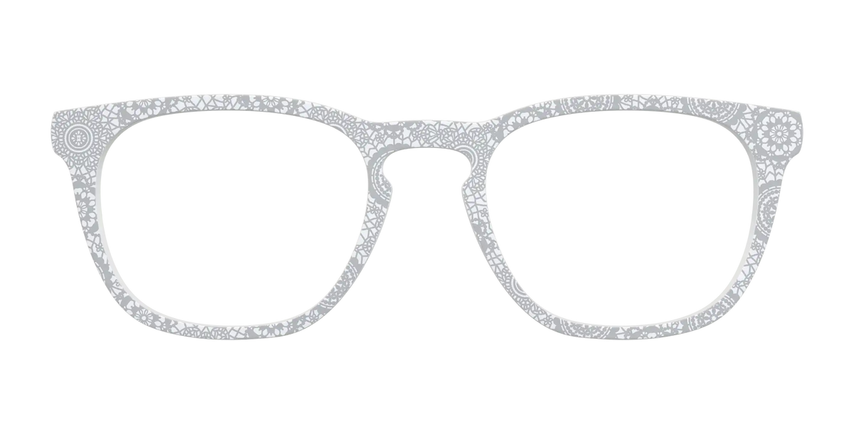 The Pale Gray Medallion Lace