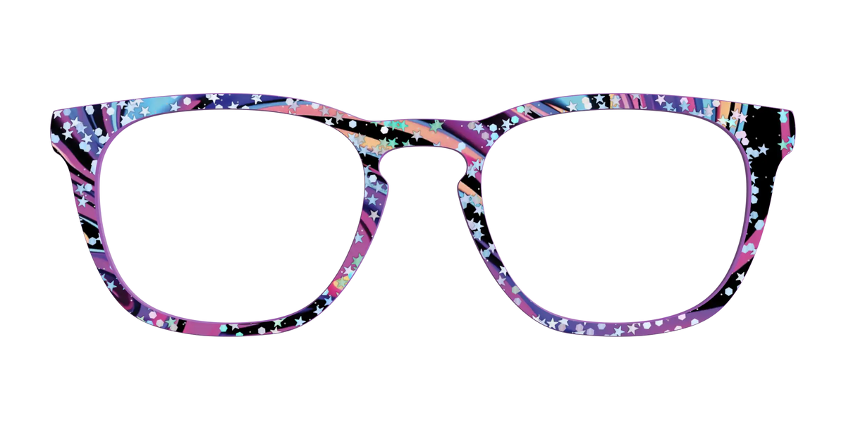 The Vaporwave Marble with Star Glitter