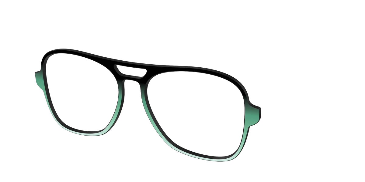 The Black to Spearmint Gradient
