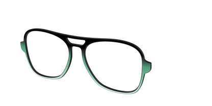 The Black to Spearmint Gradient