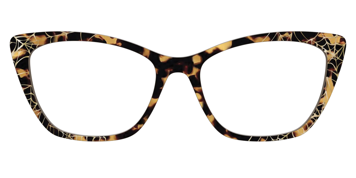 The Haunted Tortoise with Gold Foil Webs