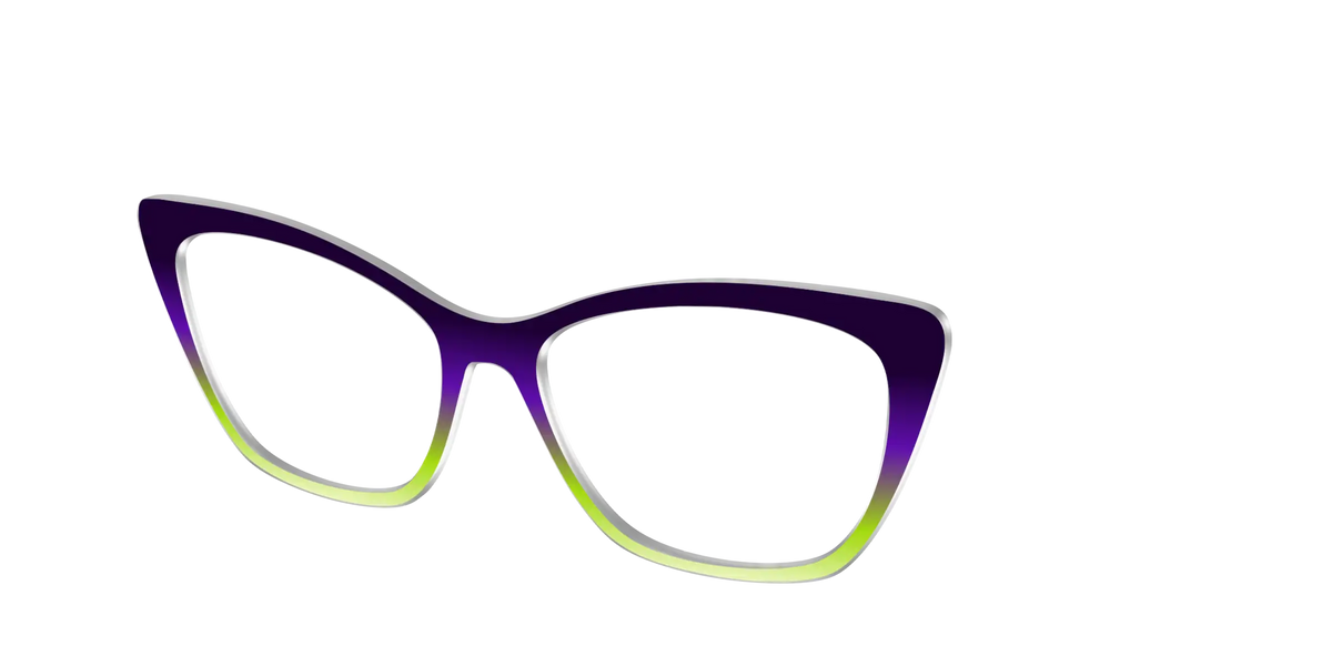 The Midnight to Electric Lime Gradient