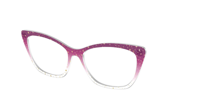 The Pink Ombre Gold Foil Crystal