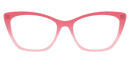 The Red to Coral Gradient Crystal