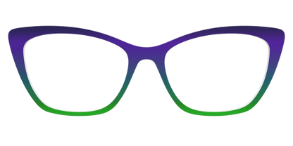 The Ultra Violet to Bright Green Gradient