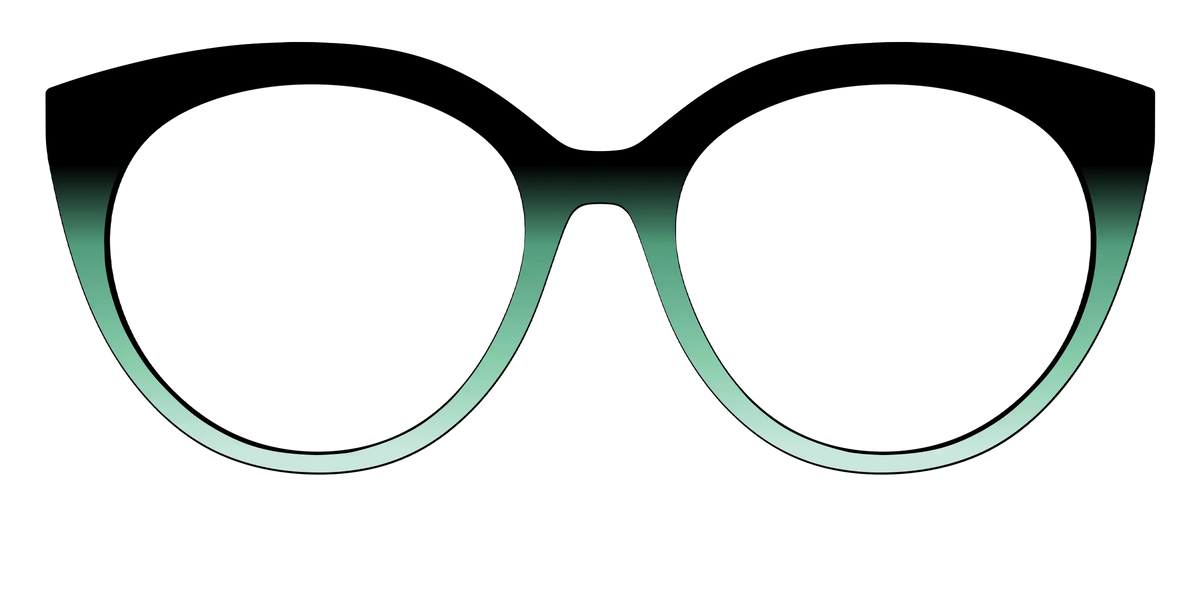 The Black to Spearmint Gradient