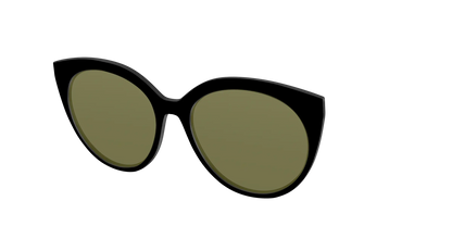 The Black with Green Racquet Sport lens