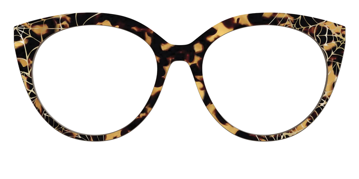 The Haunted Tortoise with Gold Foil Webs