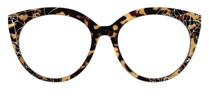 The Haunted Tortoise with Gold Foil Webs