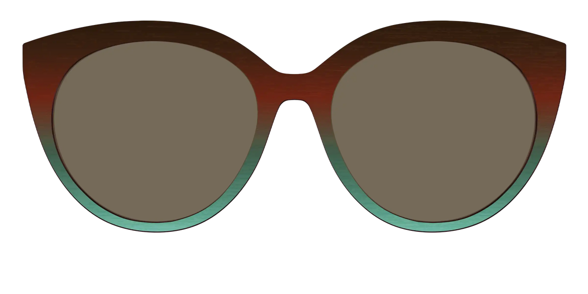 The Polarized Mahogany to Juniper Woodgrain Sun Top