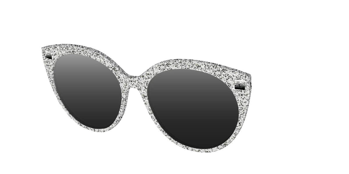 The Polarized Silver Sparkle Sun Top