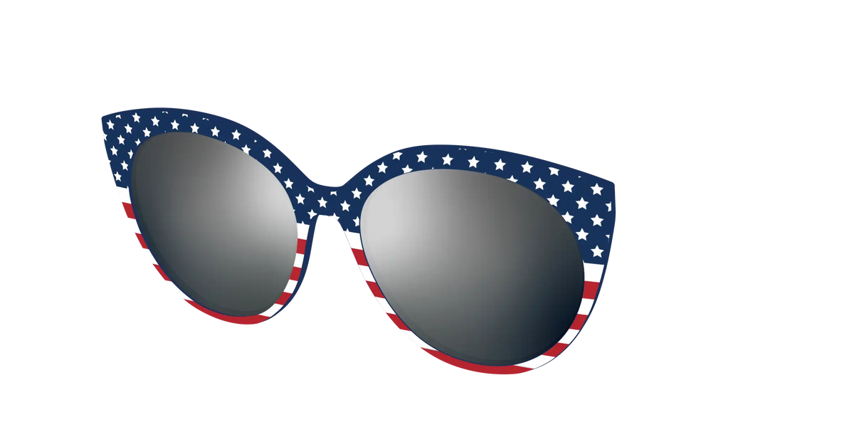 The Polarized Stars & Stripes Sun Top