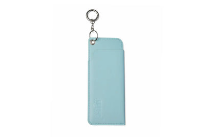 The Top Frame Keychain Case Iris Blue